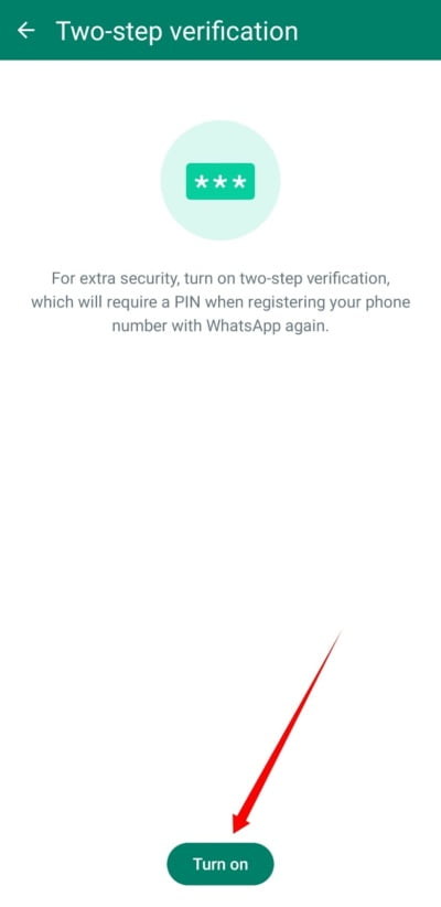 WhatsApp Me Two Step Verification Kaise Kare